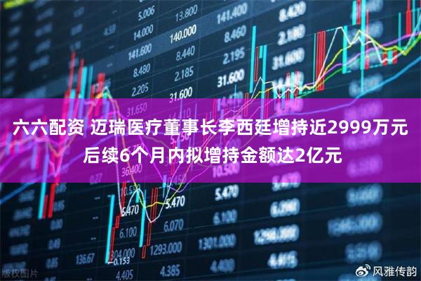六六配资 迈瑞医疗董事长李西廷增持近2999万元 后续6个月内拟增持金额达2亿元