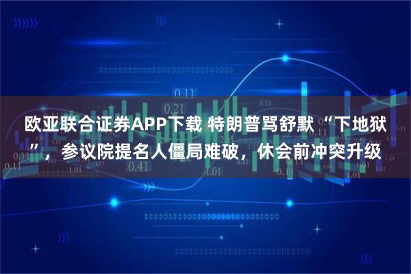 欧亚联合证券APP下载 特朗普骂舒默 “下地狱”，参议院提名人僵局难破，休会前冲突升级
